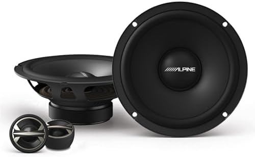 Alpine EL-E65C-G 6.5” Component 2-Way Speaker Set, Pair