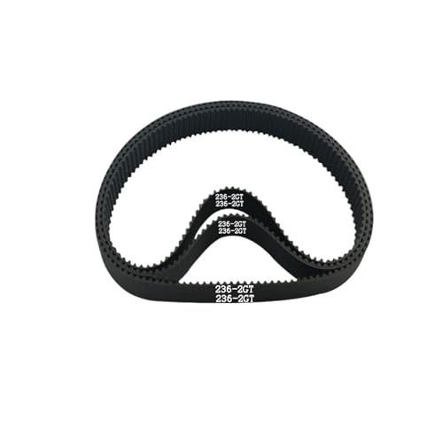 Courroie de distribution 2GT GT2 en caoutchouc synchrone de 230mm de longueur et 9mm de large