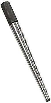 APT-TJ9710 Jewelers HD Ring Mandrel Solid Steel, Silver w/knurled Grip 12"