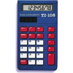 TEXAS INSTRUMENT TI108TK TEXAS TI-108TK 8 DIGIT - BASIC 10PK TEACH KIT