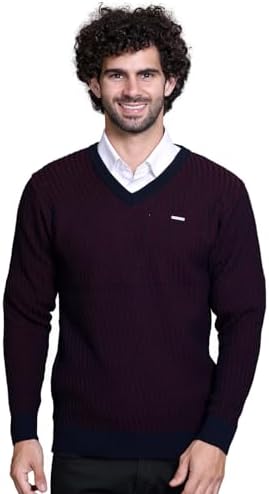 GODFREY V Neck Full Sleeve Sweater for Man Winter Pullover