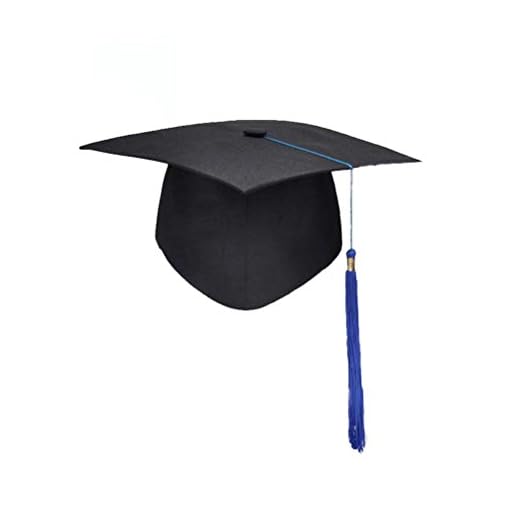 Yeahibaby Sombrero de Graduación Maestro con Loop Tassel College Cap Accesorio de Vestido Académico