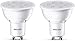 Produktbild Philips LED Lampe ersetzt 35W, GU10, warmweiß (27000 Kelvin), 250 Lumen, Doppelpack, 8718291789970