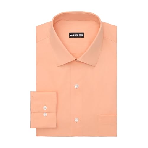 Van Heusen Men's Dress Shirt Regular Fit Everyday Defense Stretch3