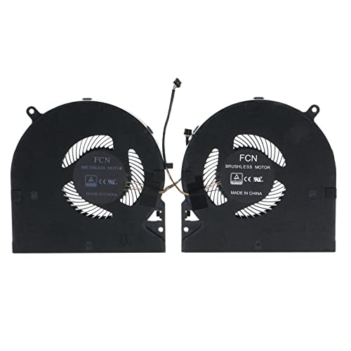 Image of Replacement CPU&GPU Cooling Fan for Razer Blade 15 RZ09-02886 RZ09-0288 RZ09-0301 RZ09-03018E52 RZ09-03017EM2 Razer Blade 15 Advanced RZ09-0330 Model 2020 FNDY FNDX RZ09-0367 2021 DFS5K123043635