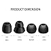 Replacement Eartips Compatible with Powerbeats Pro Wireless Earphone Headphones Soft Silicone Earbuds Tips Buds Set
