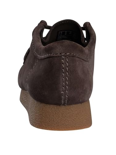 Image of Clarks Men's Wallabeeevo Derby, Dark Brown Suede, 12