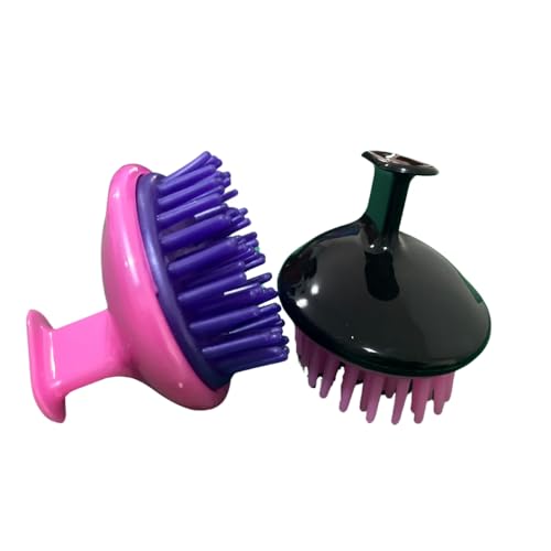 Marilu Escova Oval Massageadora com Cerdas Grosas, Ideal para Massagear e Esfolioar o Couro Cabeludo