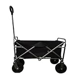 Outdoor-Campingwagen, zusammenklappbar, robust, Einkaufstrolley, Express-Lieferung, tragbarer Campinganhänger, ideal für Outdoor-Abenteuer und Veranstaltungen