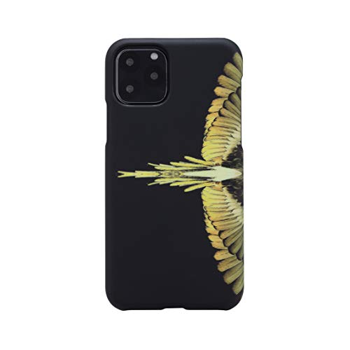 MARCELO BURLON COUNTY OF MILAN Cover/Custodia Compatibile con iPhone 11 PRO - Custodia Burlon Originale con Vetro temprato 9H - Rigida - Soft Touch e Antiurto - Protezione Frontale rialzata