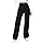 Women's Denim Jeans Baggy Straight Leg High Waist Jean Tummy Control Streetwear Pants Ladies Trousers with Pocket Black