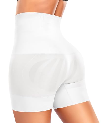 Image of Werena Shapewear for Women Tummy Control Shaping Shorts High Waist Body Shaper Panties Underwear Slip Shorts Under Dresses