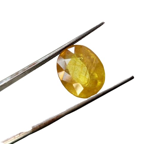 Saphir jaune de Ceylan 2,43 Ratti - Pierre naturelle non traitée