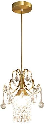 Lustre en cristal LED pour salle à manger et plafonnier moderne de chambre