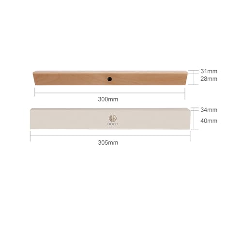 Lámpara de pared inalámbrica para interior con luz cálida de dormitorio y sensor USB 5