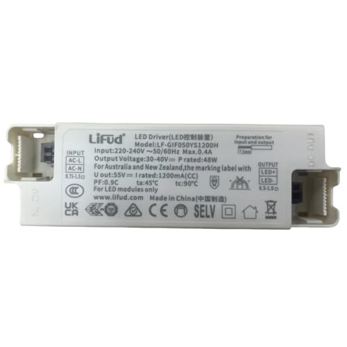 Pilote LED 50W 1200mA pour réparer un panneau ou spot rail en panne