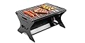 QuliMetal 3-in-1 Portable Wood Burning Fire Pit, Camping Campfire Grill, Folding Charcoal Grill - 18 Inch Portable Camp Fire Pit for Outdoor Cooking, Bonfire, Patio, Backyard with Carry Bag