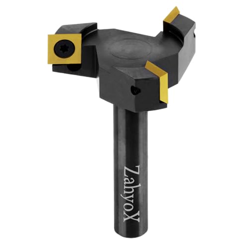 ZahyoX Spoilboard Surfacing CNC Router Bit, 1/2 Inch Shank, 2-5/16 in Dia