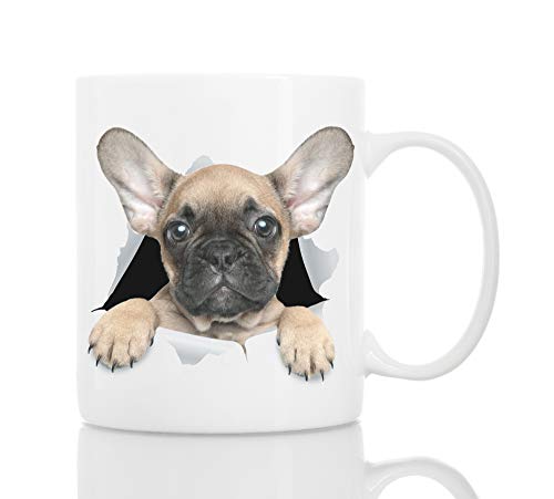 Funny French Bulldog Mug - Ceramic Funny Coffee Mug - Perfect Dog Lover Gift - Cute Novelty Coffee Mug Present - Great Birthday Or Christmas Surprise For Friend Or Coworker, Men And Women (11Oz) #TOP14