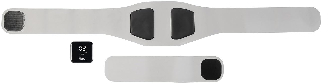 newgen medicals EMS Gürtel mit Wärme: 2in1-Akku-Bauchmuskeltrainer-Gürtel mit EMS-Technologie & Heizfunktion (Bauchtrainer, Bauchweggürtel, Muskel)