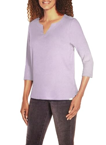 Orvis Ladies' 3/4 Sleeve Pima Cotton Tee/Top with Side Slits (US