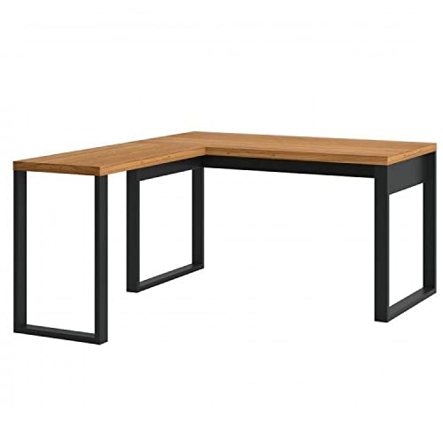 Conjunto Home Office 2 Peças 1 Escrivaninha em L e 1 Gaveteiro 3 Gavetas com Rodízios Dalla Costa Fr