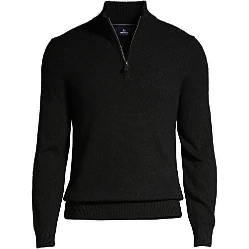 Lands' End Men's Fine Gauge Cashmere Quarter Zip2