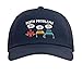 Math Problems Symbols Funny Teacher Back to School Meme Adjustable Printed Baseball Hat, Navy Blue