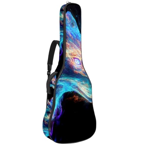 Sac à dos pour guitare basse 109 cm léger loup contre la pluie