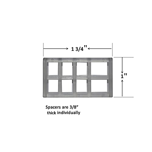 Amazing Drapery Hardware Bracket Spacer Block 8Ct - Bracket Extension For Large Shade & Blind | Curtain Spacers & Blind Brackets #TOP1