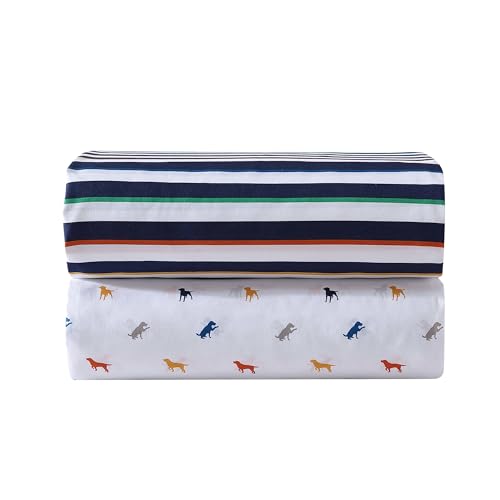Image of Eddie Bauer Kids - Full Sheet Set, Ultra-Soft Microfiber Bedding with Fully Elastic Fitted Sheet, Kids Bed Set with Pillowcases, Easy Care Bedding (Buddy the Dog)