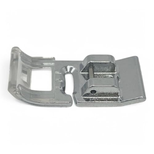 Image of ZENITH Jaquard Pressure Foot Snap on Type for Automatic Electric Low Shank Sewing Machines Suitable for Usha Janome Brother Singer etc Steel Finish (Jaquard Foot)