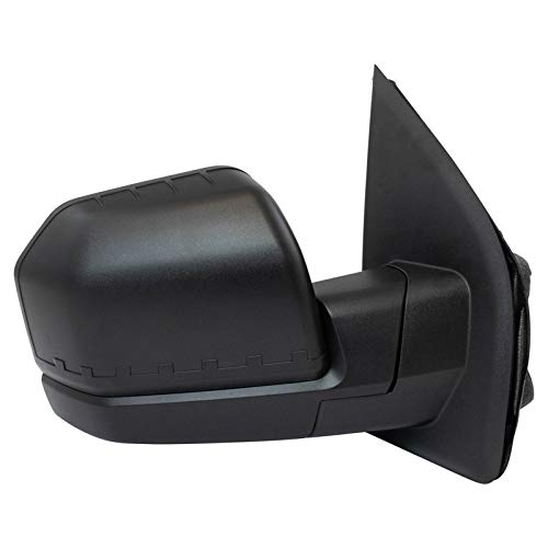Mirror Power Textured Black Passenger Side Right RH Includes Driver Side Matching Performance Style Cap for 2015-2018 Ford F150 New