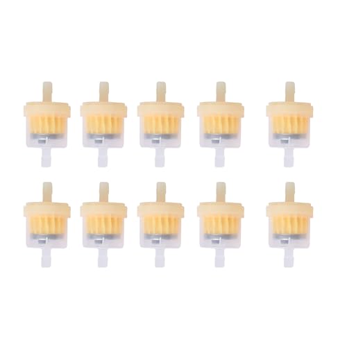 OMGAIN 10pcs Universal Inline Gas/Fuel Filter 6MM-7MM 1/4" GOPED AUTO