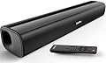 Saiyin Sound Bar,17 inch Sound Bar for Smart TV with Bluetooth 5.3/Optical/AUX Connection, Soundbar for TV/PC/Gaming/Projectors,Wall Mountable & Ultra Compact Design
