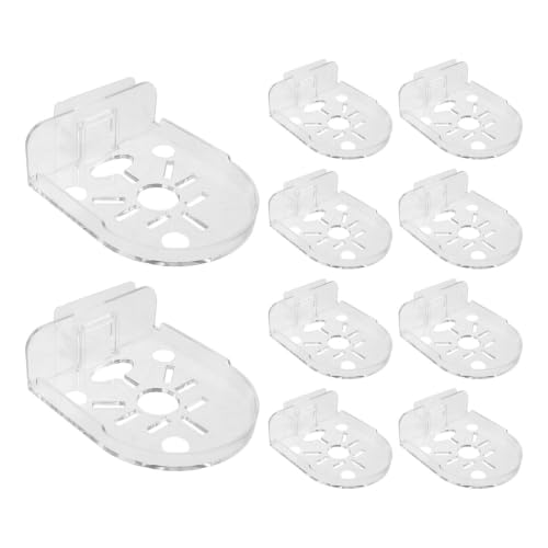 Soporte para cámara sin perforación de pared: pack de 10 soportes redondos y resistentes