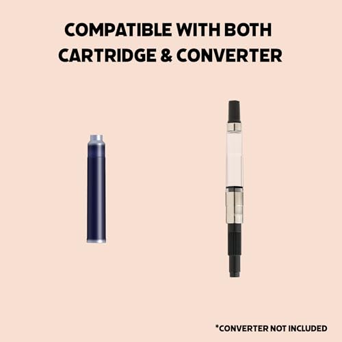 Image of Scrikss Primeo Medium Nib Fountain Pen | 3 Cartridges Included | Stainless Steel Nib & ABS Body | Latte Pastel Brown| in Blister Pack