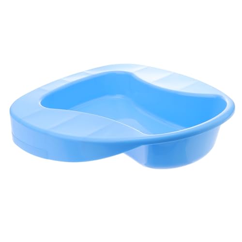 OHPHCALL Padella per Letto in Plastica Spessa, Vasino Sanitario Portatile Coperchio, Ausilio per Anziani Immobilizzati, Uso Domestico e Ospedaliero, per Uomini e Donne di Tutte le Taglie
