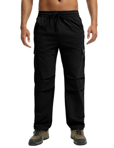 Men's Track Pants Outdoor Athletic Running Casual Joggers Pants with Zipper Pockets Lightweight Quick Dry2