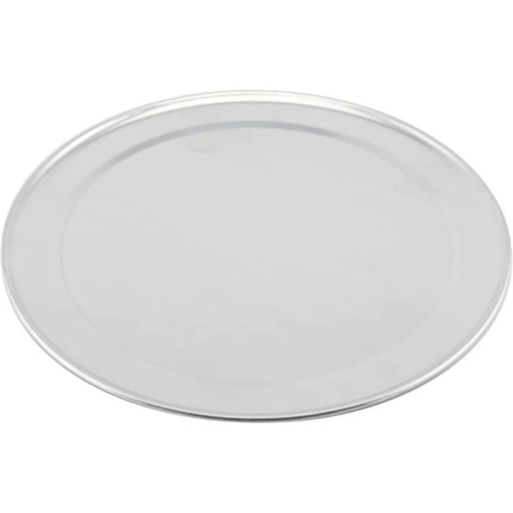 Genware PT-WR14 Lot de 12 moules à pizza en aluminium à bord large 355,6 mm de diamètre