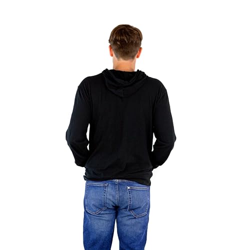 Men's Long Sleeve Zip Front Cotton Slub Hoodie3