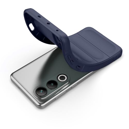 Image of Amazon Brand-Solimo Mobile Cover for OnePlus Nord CE4 5G | Full Camera Protection | Liquid Silicon Case | Flexible Bumper Case for OnePlus Nord CE4 5G (Dark Blue)