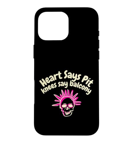 Funny Millennial Heart Says Pit Knees Say Balcony Meme �X�}�z�P�[�X iPhone 16 Pro Max �p