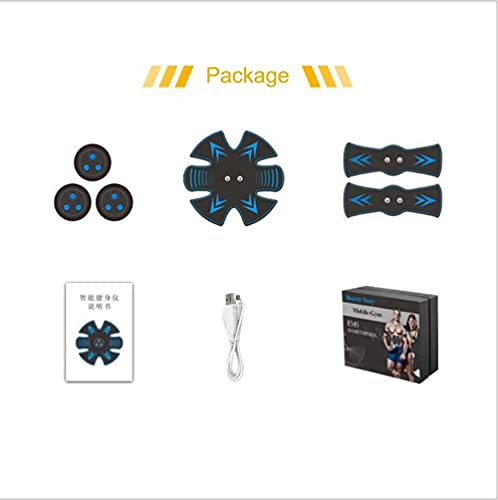 Ems stimulator muscle stimulator recargable para brazos piernas y abs 6