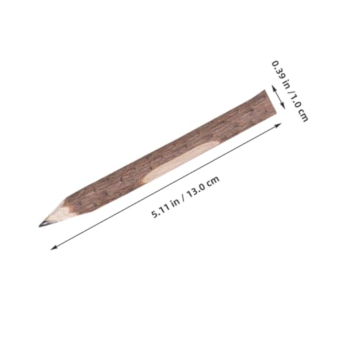 Lápices de madera natural ULTECHNOVO 10 piezas 13 cm miniatura 2