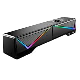 Caixa de Som para PC Computador Bluetooth USB Gamer Soundbar Duo