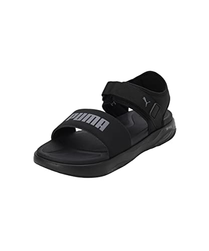 Puma Unisex-Adult Softride Seave Sandal Black-Cool Dark Gray Sandal - 8UK (39185901)