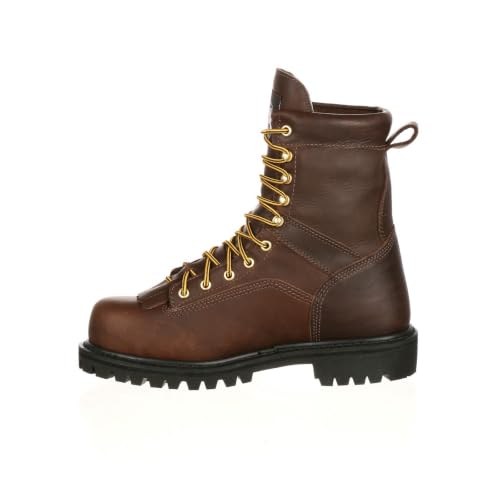 Image of Georgia Boot Men's Lace-to-Toe Steel Toe Waterproof Work Boots