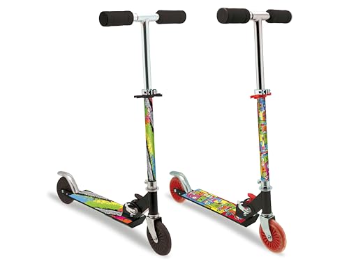 Teorema - Monopattino Pieghevole a 2 Ruote in Alluminio, Portata Max 50kg, Ruote...