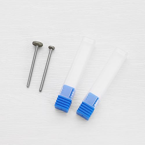 ECSiNG 2Pcs Bit para Taladro de Uñas Acero Tungsteno miniatura 7